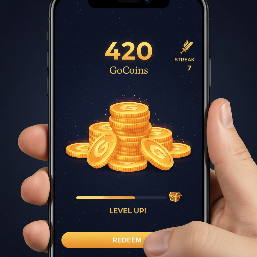 GoFive GoCoins — Earn rewards just for showing up